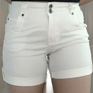 White shorts